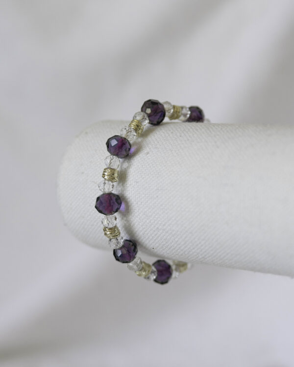 The Purple Simple Elegance Stretch Bracelet - Image 2