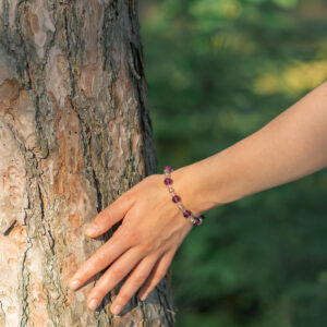 The Purple Simple Elegance Stretch Bracelet