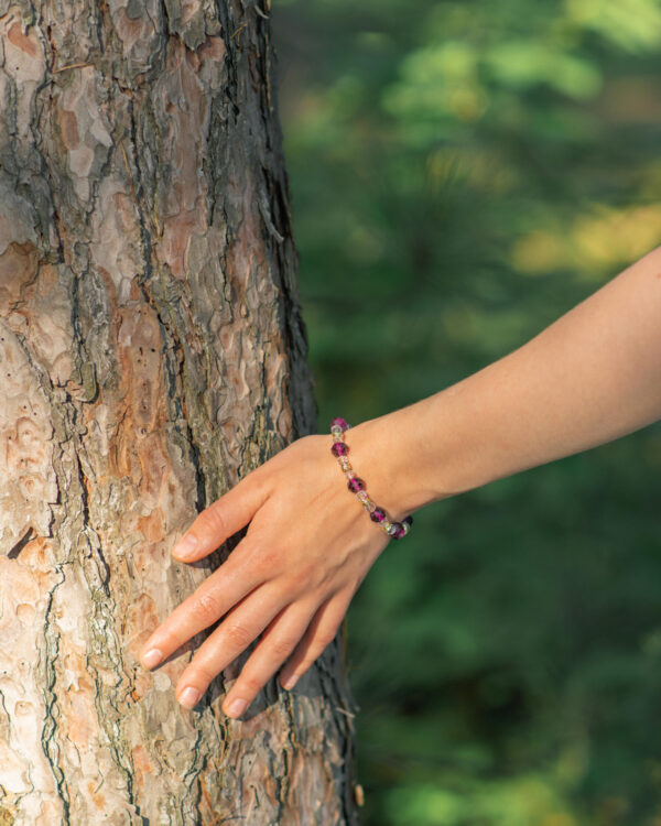 The Purple Simple Elegance Stretch Bracelet